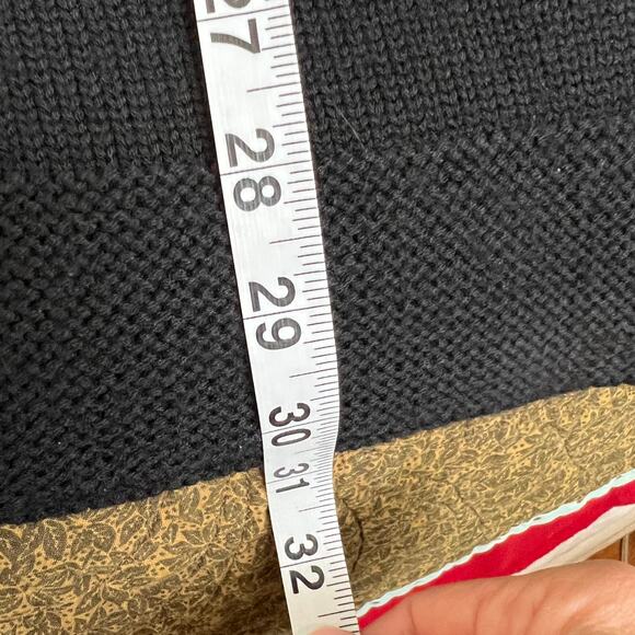 Rick Owens FW12 black merino wool sweater dolman sleeve ribbed cinch waist Italy - Picture 11 of 13